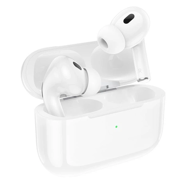 Беспроводные Bluetooth наушники с микрофоном HOCO EW63 Вакуумные TWS наушники с активным шумоподавлением ANC BT5.3, 40/300mAh, до 7 часов работы White - изображение 6
