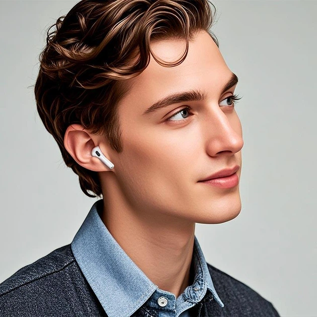 Беспроводные Bluetooth наушники с микрофоном HOCO EW83 Гарнитура TWS наушники BT5.4, 30/300mAh, Type-C, до 4 часов работы White - Фото 8 Беспроводные Bluetooth наушники с микрофоном HOCO EW83 Гарнитура TWS наушники BT5.4, 30/300mAh, Type-C, до 4 часов работы White - изображение 8