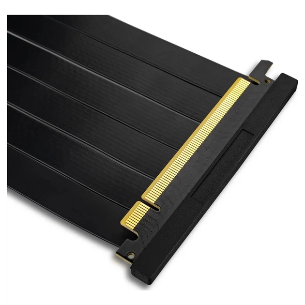 Райзер PcCooler Vertical GPU RISER CABLE PCI-E BK 4.0 185мм PCI-E4.0X16 Чор (RC185 BK 4.0) - изображение 6