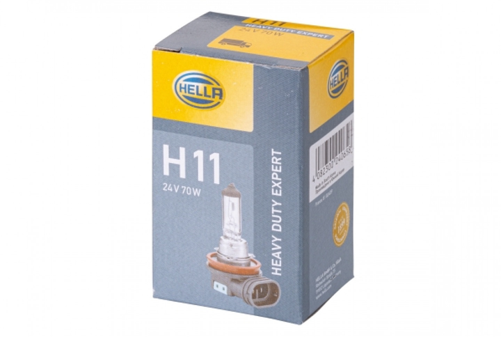 Żarówka samochodowa Hella Heavy Duty Expert H11 70 W 24 V (8GH008358251) - obraz 2
