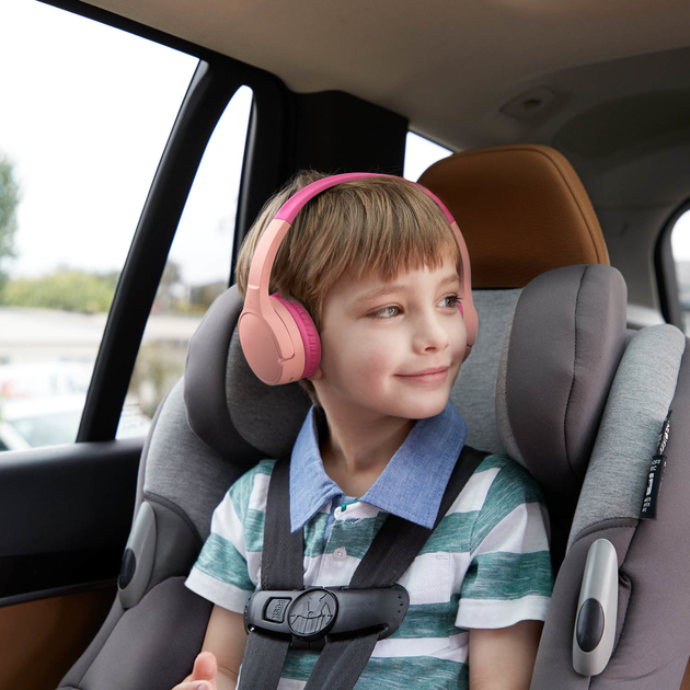 Słuchawki Belkin SoundForm Mini Kids Pink (AUD002btPKV3) - obraz 7