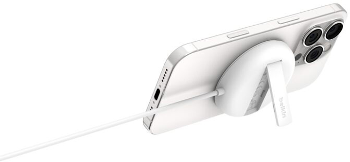 Ładowarka indukcyjna Belkin BoostCharge Pro Qi2 Wireless 15 W White (WIA011KQWH) - obraz 2