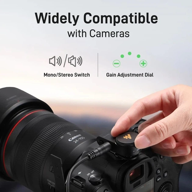 Петличный микрофон Maono Wave T5 COMBO для камеры, для смартфона Type-C, Lightning (Android и iPhone) - изображение 6