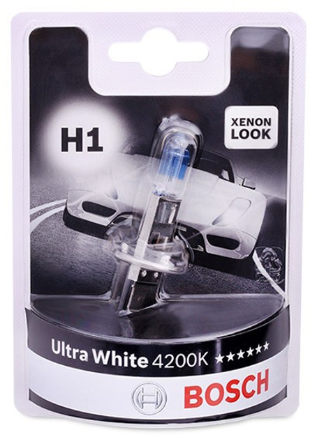 Żarówka samochodowa Bosch Ultra White H1 55 W 12 V (1987301088) - obraz 3