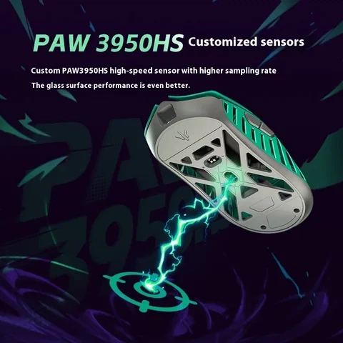 WLMOUSE × DRG Beast X Pro Medium Green (Зелёная) — ультралегкая