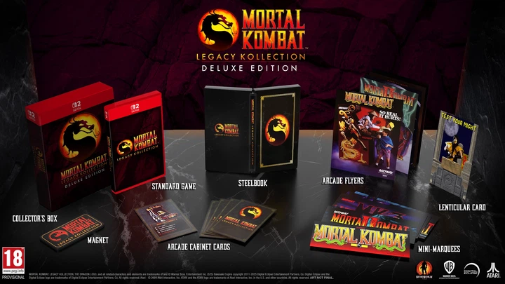 Gra Nintendo Switch 2 Mortal Kombat: Legacy Kollection Deluxe Edition (Game-Key Card) (5056635618085) - obraz 3