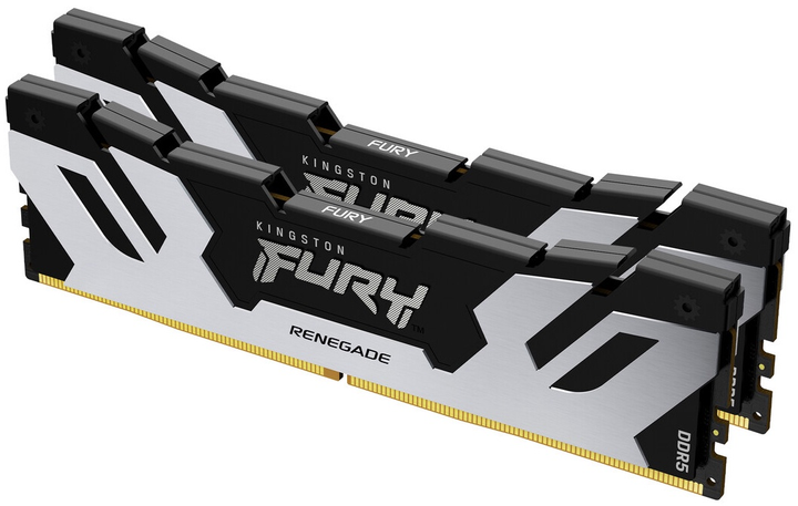 Pamięć RAM Kingston Fury DDR5-8000 32768 MB PC5-64000 (zestaw 2 x 16384) Renegade Black (KF580C38RSK2-32) - obraz 1