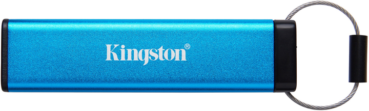 Флеш пам'ять USB Kingston IronKey Keypad 200 512GB USB Type-C Blue (IKKP200C/512GB) - зображення 5