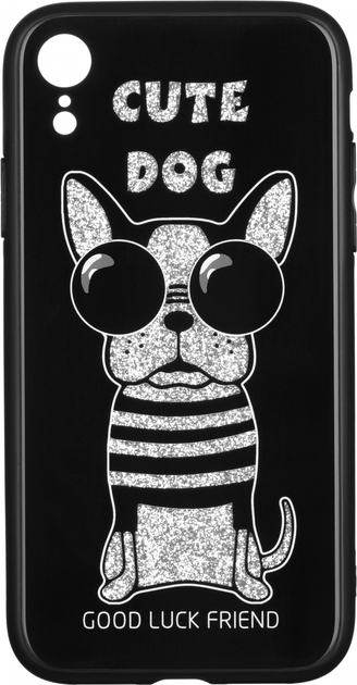Etui WK WPC-087 do Apple iPhone Xr Cute Dog Black (681920360759) - obraz 1