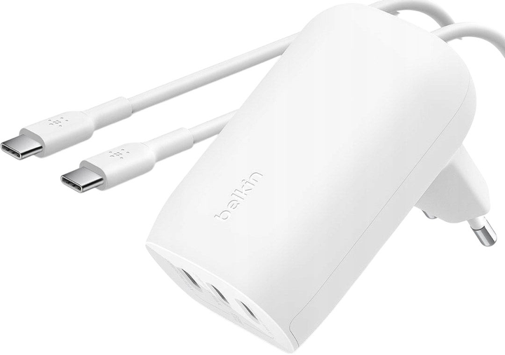 Ładowarka sieciowa Belkin 67 W USB-C PD 3.1 PPS Wall Charger White (WCC002VF2MWH-B6) - obraz 1