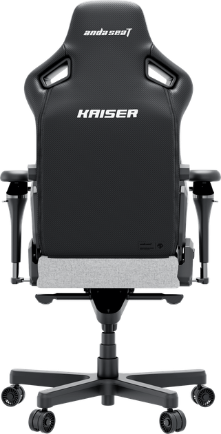 Fotel gamingowy Anda Seat Kaiser 4 V2 Size XL Gray Fabric (AD12YDDC-XLL-20-G-CF-03) - obraz 4