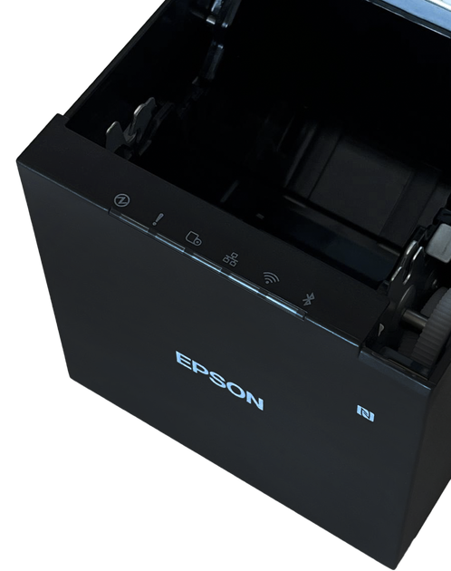 Drukarka POS Epson TM-M30III (152) WiFi+Bluetooth BLK PS EU Czarny (C31CK50152) - obraz 3