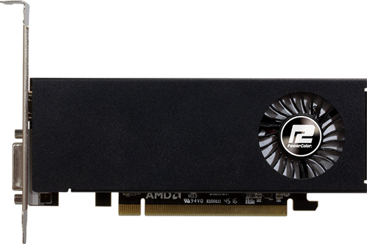 Відеокарта Powercolor PCI-Ex Radeon RX 550 Red Dragon LP 4GB GDDR5 (128bit) (1071/6000) (HDMI, DVI) (AXRX 550 4GBD5-HLE) - зображення 1