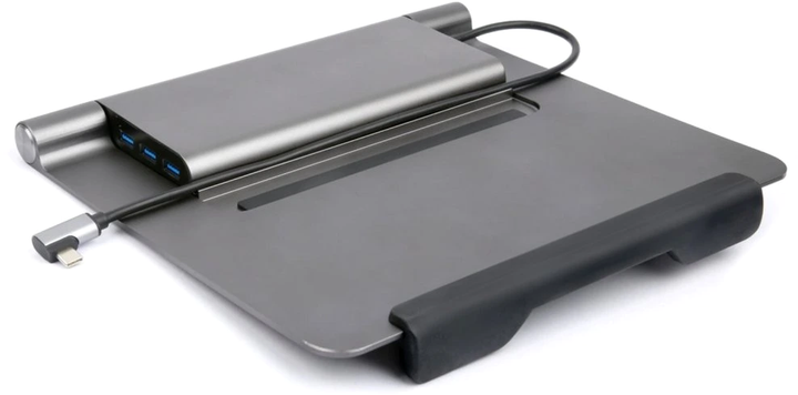 Podstawka pod laptopa Acer ze zintegrowaną stacją dokującą 5 w 1, srebrna (HP.DSCAB.012) - obraz 4