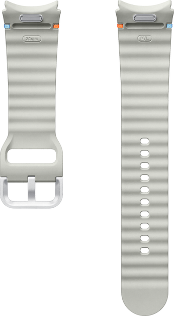 Ремінець Samsung Sport Band (M/L) для Samsung Galaxy Watch 7 Silver (ET-SNL31LSEGEU) - зображення 2