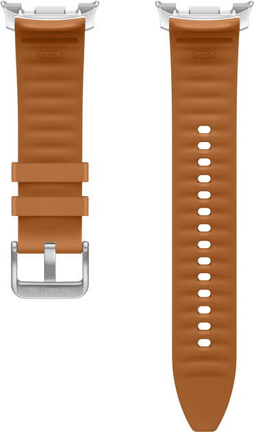 Ремінець Samsung Hybrid (S/M/L) для Samsung Galaxy Watch 8 Camel (ET-SLL50LAEGEU) - зображення 2