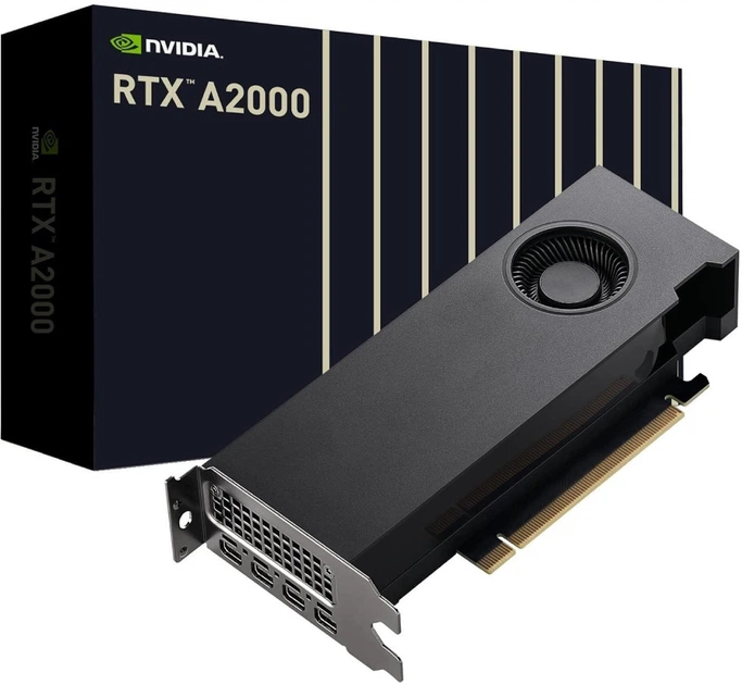 Відеокарта HP PCI-Ex NVIDIA RTX A2000 12GB GDDR6 (192bit) (4 x miniDisplayPort) (5Z7D9AA) - зображення 6