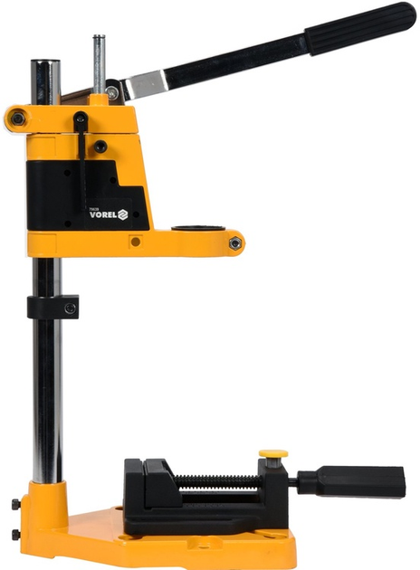 Statyw do wiertarki VOREL z imadłem 400 mm, 150 x 150 mm, uchwyt do 38 - 43 mm (79639) - obraz 2