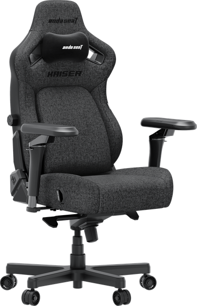 Крісло ігрове Anda Seat Kaiser 4 V2 Size XL Dark Gray Fabric (AD12YDDC-XLL-20-GB-CF-03) - изображение 2