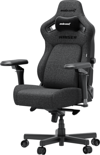 Крісло ігрове Anda Seat Kaiser 4 V2 Size XL Dark Gray Fabric (AD12YDDC-XLL-20-GB-CF-03) - изображение 3