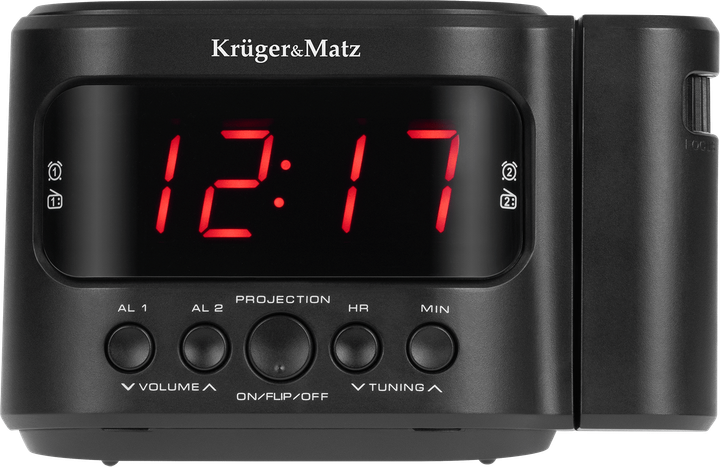 Будильник-радіо Kruger&Matz KM0827 (5901890115575) - зображення 2