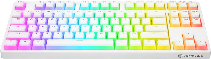 Klawiatura przewodowa Rampage KB-R136 GHOST White (8680096115011) - obraz 2