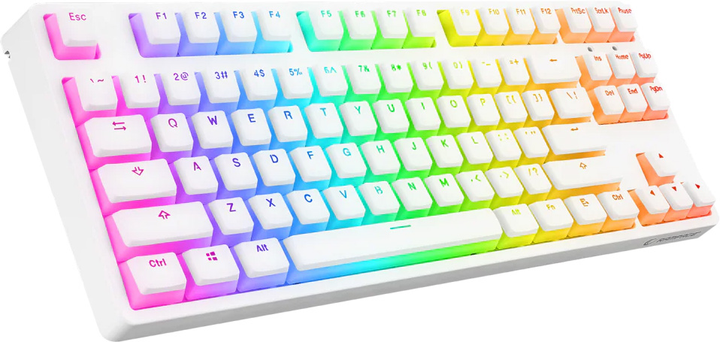 Klawiatura przewodowa Rampage KB-R136 GHOST White (8680096115011) - obraz 3