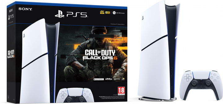 Ігрова приставка Sony PlayStation 5 Slim 1TB Digital Edition Call of Duty: Black Ops 6 (711719603405) - зображення 1
