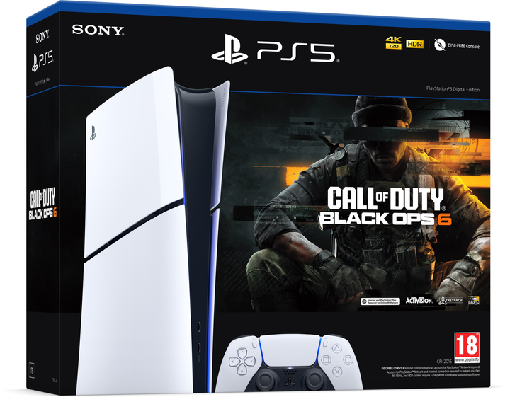 Ігрова приставка Sony PlayStation 5 Slim 1TB Digital Edition Call of Duty: Black Ops 6 (711719603405) - зображення 3