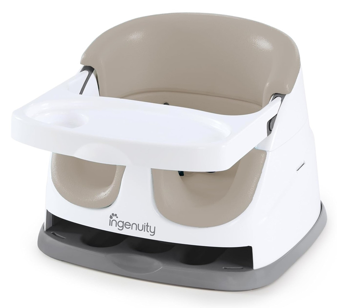 Krzesełko do karmienia Ingenuity Baby Base Booster 2 w 1 Cashmere (0074451106789) - obraz 1