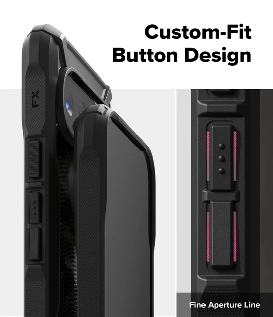 Чехол Ringke Fusion X для Google Pixel 10/10 Pro Camo Black (FX1138E73) - изображение 6