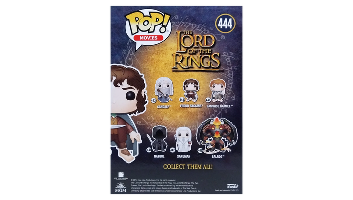 Фигурка FUNKO POP! Lord of the Rings Frodo Baggins Chase 95mm 444 13551 13551-PX-1TM - изображение 5