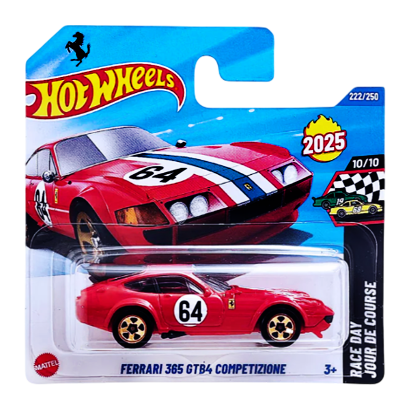 Машинка Базовая Hot Wheels Ferrari 365 GTB4 Competizione Race Day
