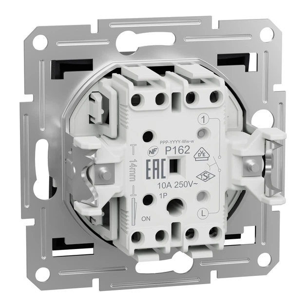 Кнопковий вимикач Schneider Electric Asfora антрацит EPH0700171 - зображення 7