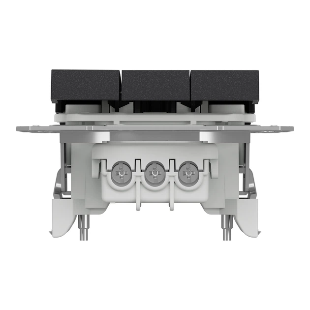 Выключатель трёхклавишный Schneider Electric Asfora антрацит EPH2100171 - изображение 4