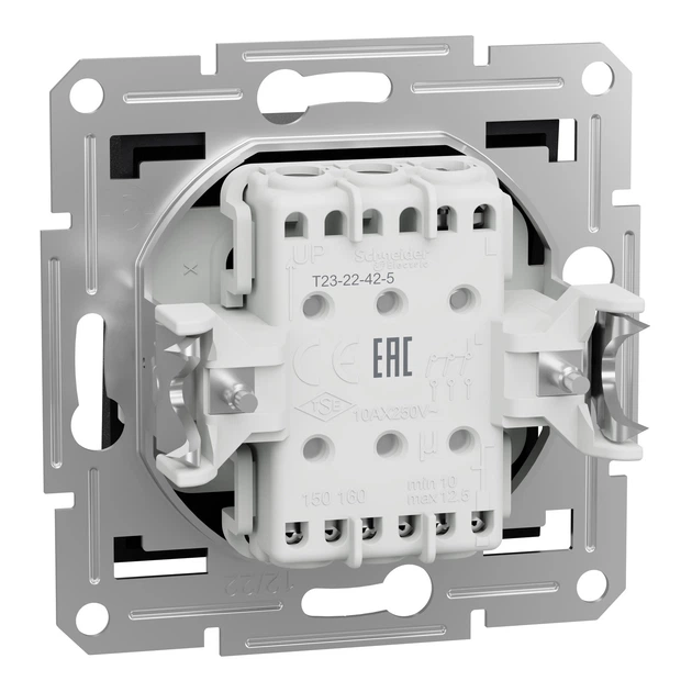 Выключатель трёхклавишный Schneider Electric Asfora антрацит EPH2100171 - изображение 7
