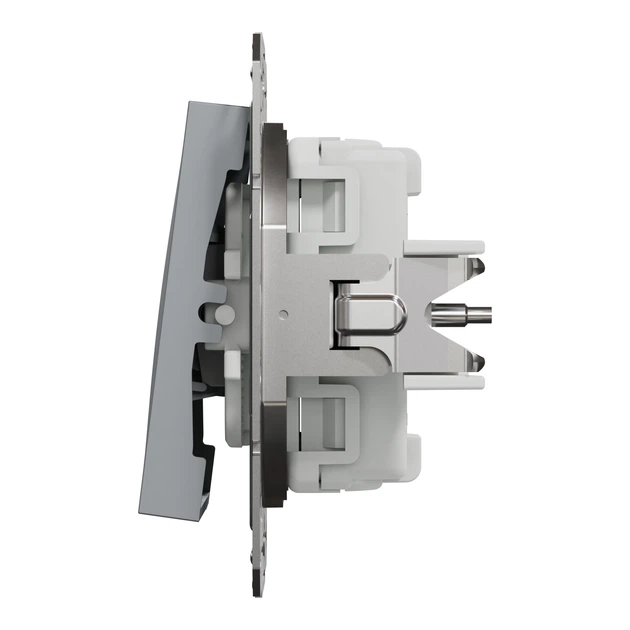 Выключатель трёхклавишный Schneider Electric Asfora сталь EPH2100162 - Фото 2 Выключатель трёхклавишный Schneider Electric Asfora сталь EPH2100162 - изображение 2