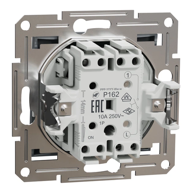Кнопковий вимикач Schneider Electric Asfora сталь EPH0700162 - зображення 3