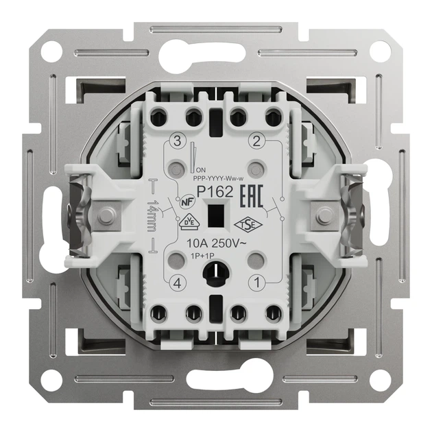 Кнопковий вимикач двоклавішний Schneider Electric Asfora бронза EPH1100169 - зображення 8
