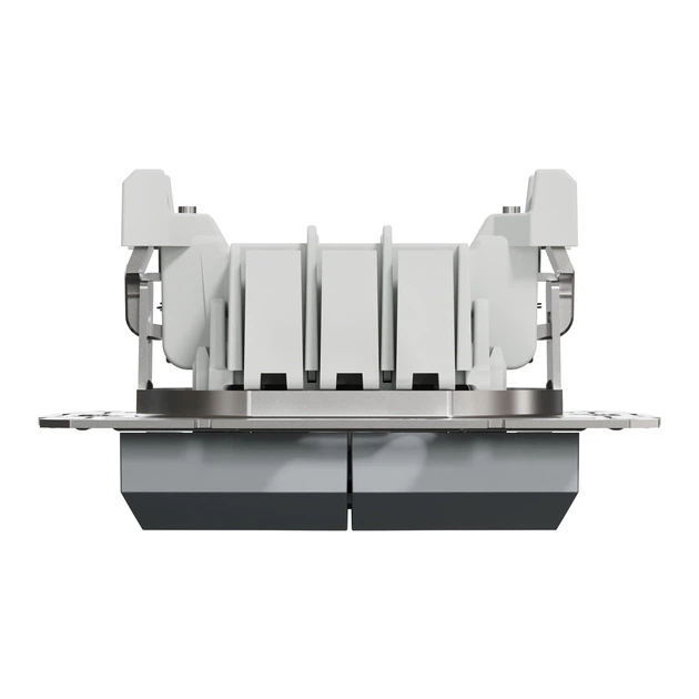 Переключатель двухклавишный Schneider Electric Asfora сталь EPH0600162 - Фото 7 Переключатель двухклавишный Schneider Electric Asfora сталь EPH0600162 - изображение 7