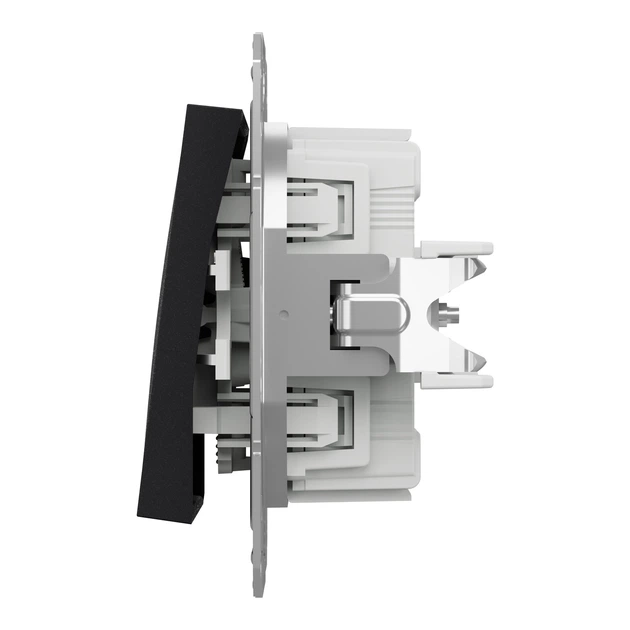 Переключатель одноклавишный Schneider Electric Asfora антрацит EPH0400171 - изображение 2