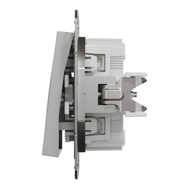 Переключатель перекрёстный Schneider Electric Asfora алюминий EPH0500161 - Фото 2 Переключатель перекрёстный Schneider Electric Asfora алюминий EPH0500161 - изображение 2