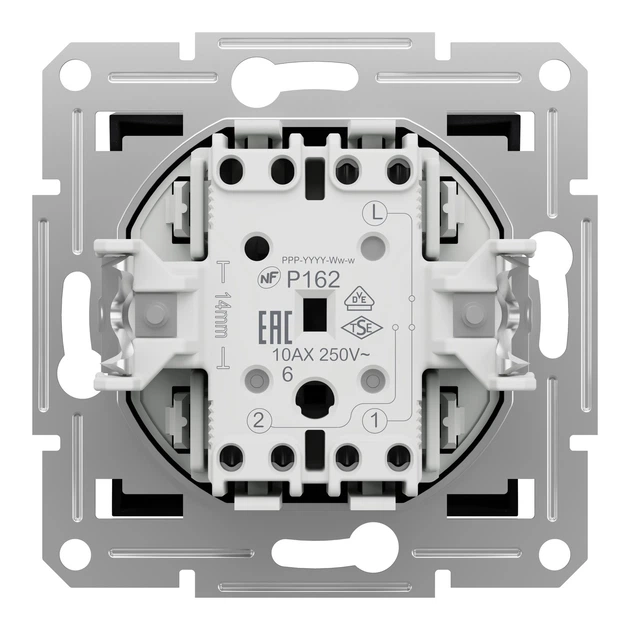 Переключатель одноклавишный Schneider Electric Asfora антрацит EPH0400171 - изображение 3