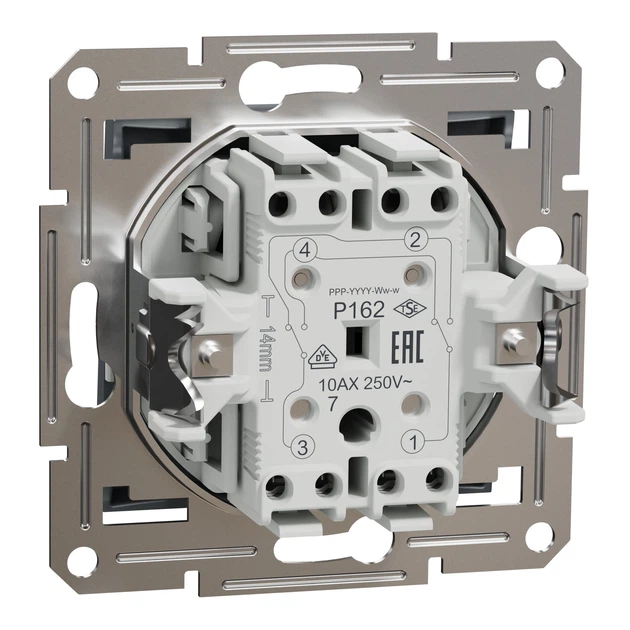 Переключатель перекрёстный Schneider Electric Asfora сталь EPH0500162 - изображение 5