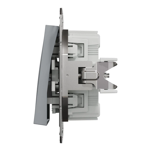 Переключатель перекрёстный Schneider Electric Asfora сталь EPH0500162 - изображение 8