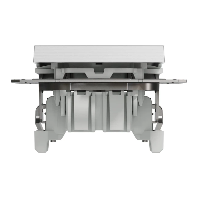 Переключатель одноклавишный Schneider Electric Asfora алюминий EPH0400161 - Фото 3 Переключатель одноклавишный Schneider Electric Asfora алюминий EPH0400161 - изображение 3