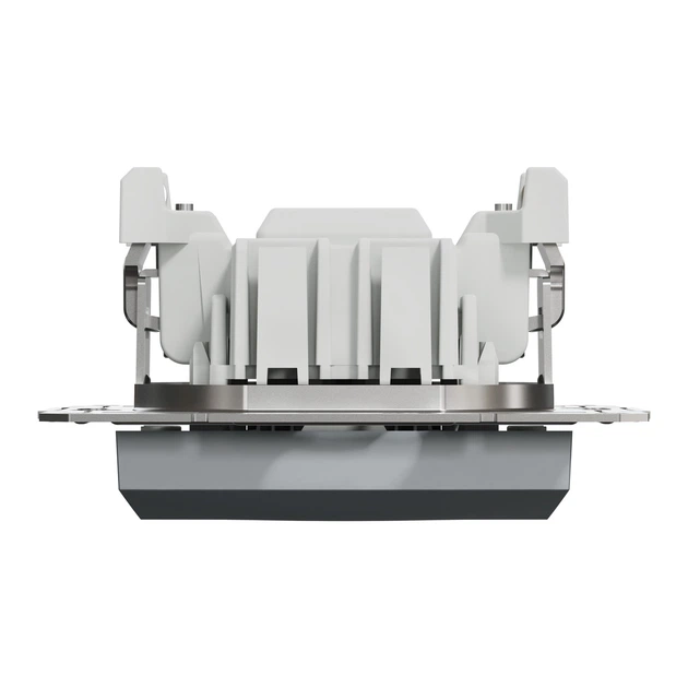 Вимикач одноклавішний Schneider Electric Asfora з підсвіткою сталь EPH1400162 - зображення 6