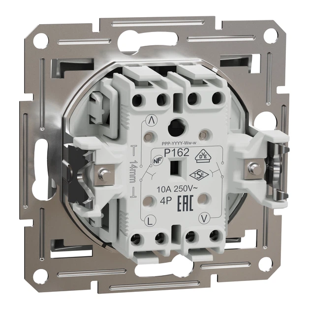 Вимикач для жалюзі Schneider Electric Asfora алюміній EPH1300161 - зображення 7