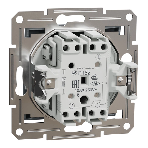 Переключатель одноклавишный Schneider Electric Asfora сталь EPH0400162 - Фото 6 Переключатель одноклавишный Schneider Electric Asfora сталь EPH0400162 - изображение 6