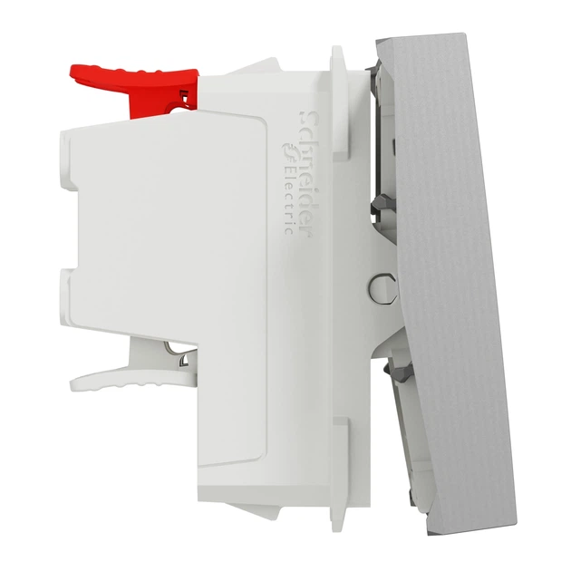 Перемикач перехресний Schneider Electric Unica New 2 модулі алюміній NU320530 - Фото 5 Перемикач перехресний Schneider Electric Unica New 2 модулі алюміній NU320530 - зображення 5